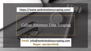 Calbar Attorneys Data Scraping