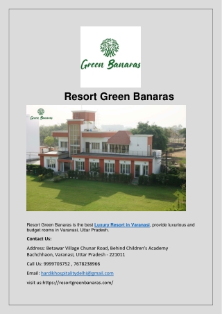 Luxury Resort in Varanasi