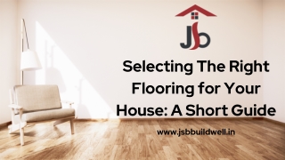 Selecting The Right Flooring for Your House A Short Guide