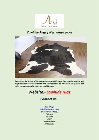 cowhide rugs