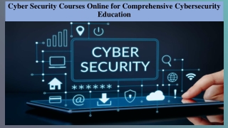 Best Cyber Security Courses Online in India