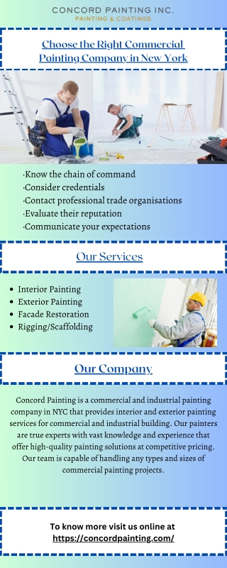 Choose the Right Commercial  Painting Company in New York
