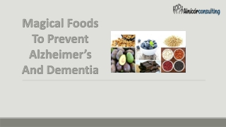 Food to prevent Alzheimer and Dementia