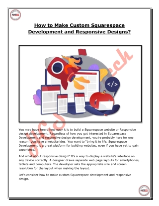 How to Make Custom Squarespace Development and Responsive Designs