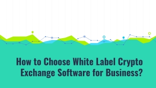 White Label Crypto Exchange Software