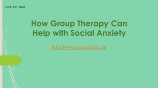 How Group Therapy Can Help with Social Anxiety