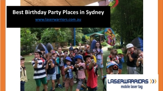 Best Birthday Party Places in Sydney