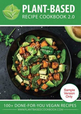 Plant Based Recipe Cook Book
