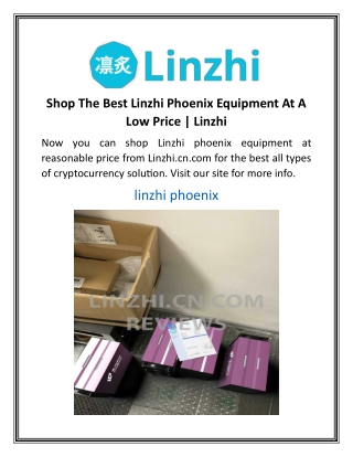 Shop The Best Linzhi Phoenix Equipment At A Low Price Linzhi