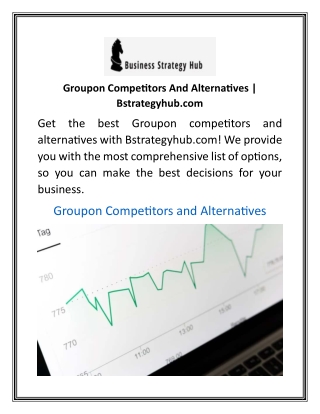Groupon Competitors And Alternatives Bstrategyhub.com