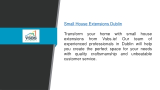 Small House Extensions Dublin Vsbs.ie