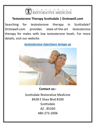 Testosterone Therapy Scottsdale