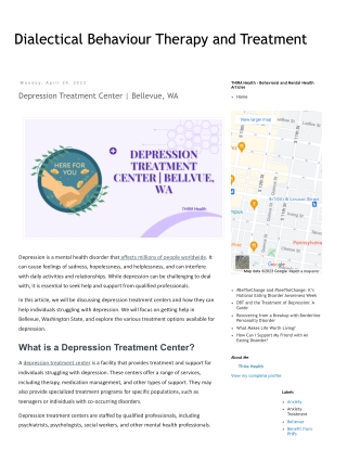 Depression Treatment Center _ Bellevue, WA