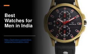 Best Watches for Men in India