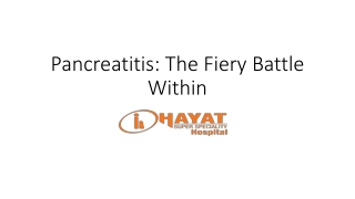 Pancreatitis