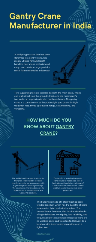 Gantry Crane Manufacturer in India