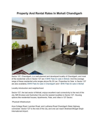 2 BHK Flats for sale in Chandigarh