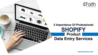 5 Importance Of Professional Shopify Product Data Entry Services