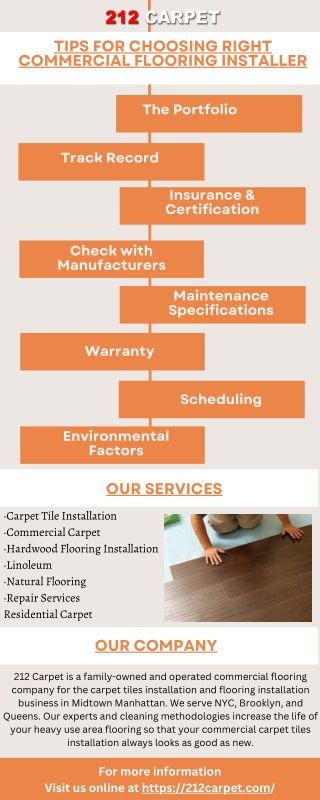 Tips for Choosing Right Commercial Flooring Installer