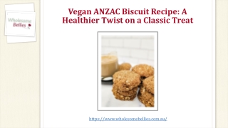 Vegan ANZAC Biscuit Recipe A Healthier Twist on a Classic Treat