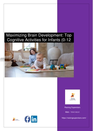 Maximizing Brain Development: Top Cognitive Activities for Infants (0-12 Months)