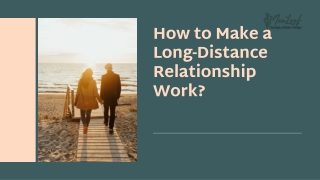 How to Make a Long-Distance Relationship Work