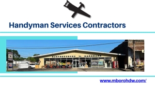 Handyman Services Contractors - Murfreesboro Hardware