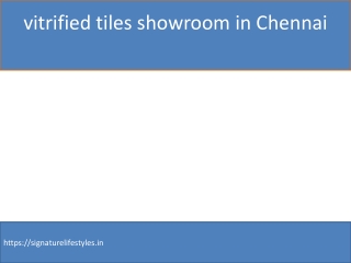 vitrified tiles showroom in Chennai