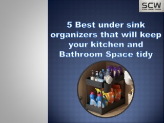 5 Best under sink organizers that will keep your kitchen and Bathroom Space tidy-Stone Cabinet Works