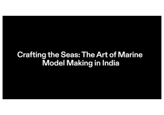 marine model makers in india