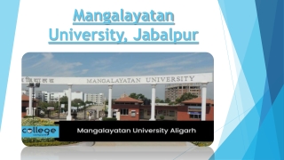 Mangalayatan University, Jabalpur