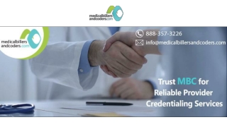 Trust MBC for Reliable Provider Credentialing Services