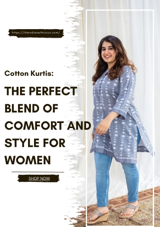 Cotton Kurtis  The Perfect Blend of Comfort and Style for Women
