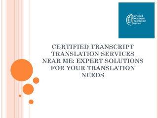 CERTIFIED TRANSCRIPT TRANSLATION SERVICES NEAR ME