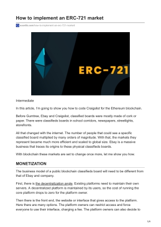 scortik.com-How to implement an ERC-721 market