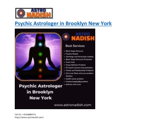 Psychic Astrologer in Brooklyn NY - Astronadish