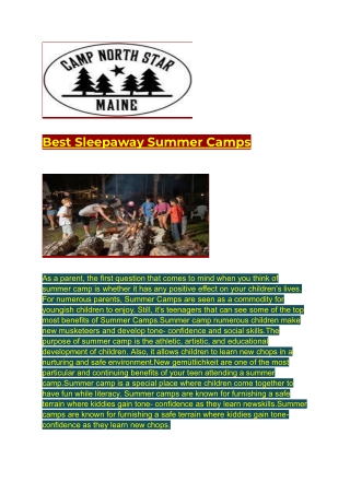 Best Sleepaway Summer Camps (1)