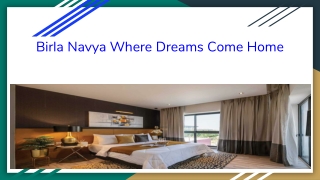 Birla Navya Where Dreams Come Home