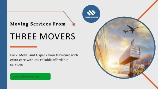 Fast & Affordable Services Moving Company - Three Movers