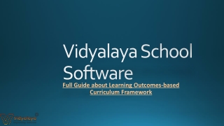 Full Guide about Learning Outcomes-based Curriculum Framework (LOCF)