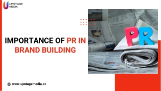 Importance of PR in Brand Building