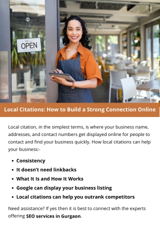 Local Citations How to Build a Strong Connection Online