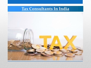 Best Tax Consultants In India