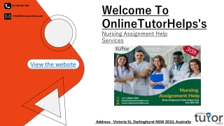 Nursing Assignment Help