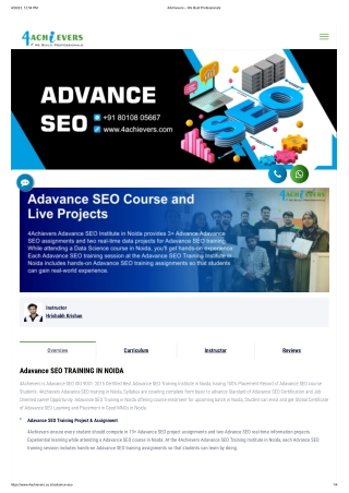 Advance SEO (Search Engine Optimization)