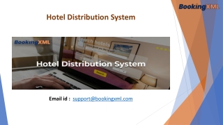 Hotel Distribution System