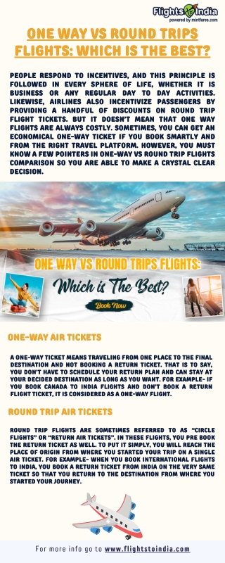 One Way Vs Round Trip Flights- Which Is A Better Option?
