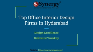 Top Office Interior Design Firms In Hyderabad