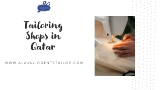 tailoring shops in qatar pptx