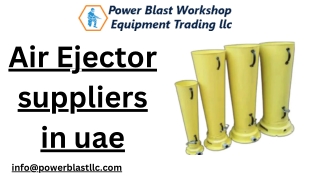 Air Ejector suppliers in uae